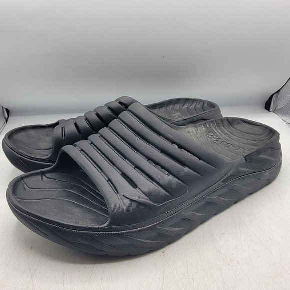 Hoka One One Ora Recovery Slides Mens Size 12 Black Slip On Comfort Sandals main image 11